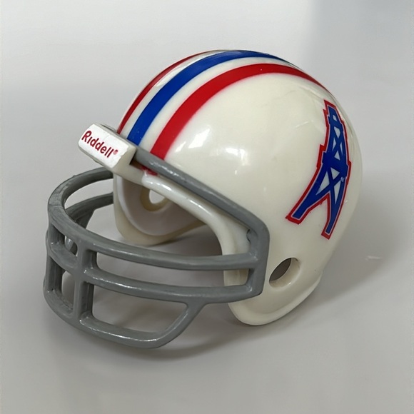 Houston Oilers NFL Vintage Pocket Pro Mini Riddell Football Helmet - Picture 3 of 6